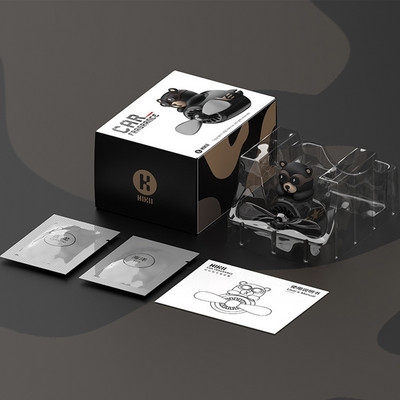 Automobilių oro gaiviklis Teddy Bear Pilot besisukantis propeleris išleidimo anga Kvapas salonas Kvepalai difuziniai automobilių priedai Oro gaivikliai