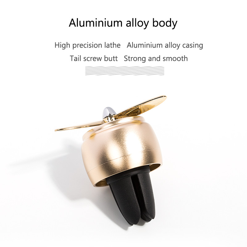 Autós légfrissítő Auto Creative Mini Repülőgép Styling Aromaterápiás Pilot forgó propeller kimeneti illat íz