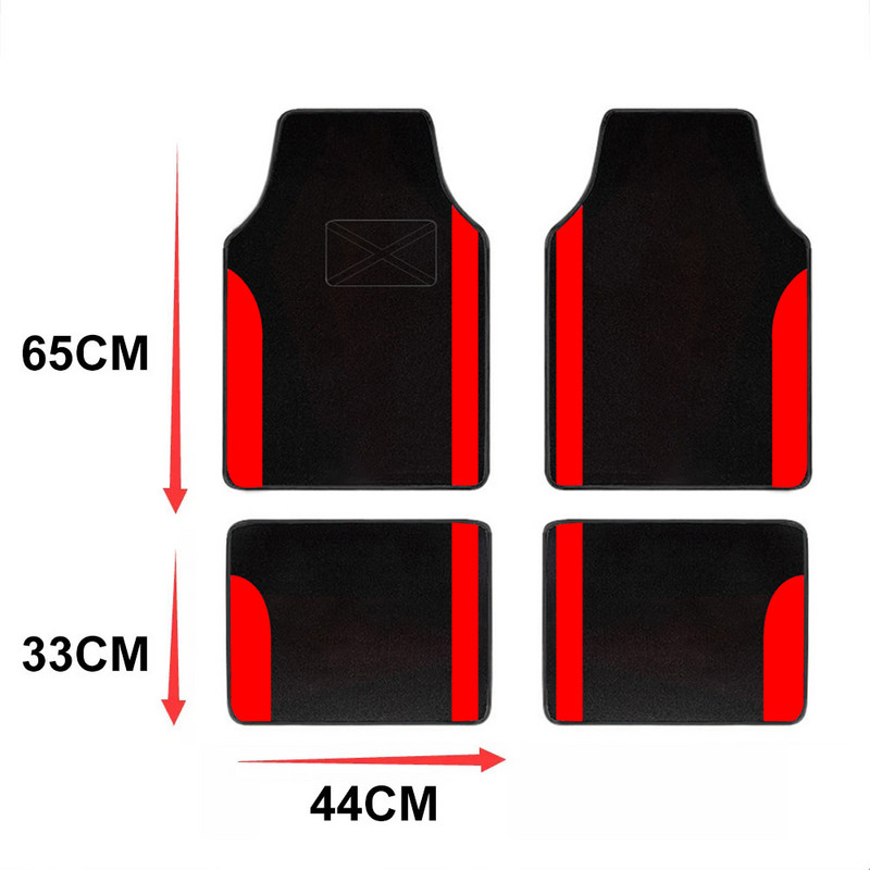 4 kom univerzalnih tepiha za automobile, kamione SUV, 4 boje