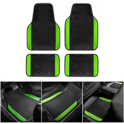 5Seats Universālie auto grīdas paklājiņi PEUGEOT 4008 5008 RCZ E-208 ekspertam Traveller Rifter106 107 kāju spilventiņi salona piederumi