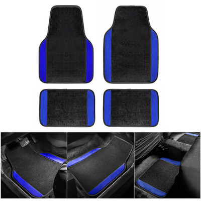 5Seats Universālie auto grīdas paklājiņi PEUGEOT 4008 5008 RCZ E-208 ekspertam Traveller Rifter106 107 kāju spilventiņi salona piederumi