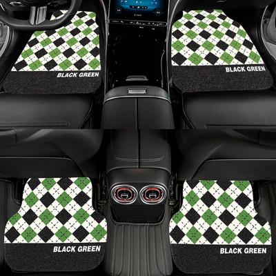 Új autós padlószőnyeg szett Univerzális rombusz drótszőnyegek autóvédő alátét Kreatív autós lábszőnyeg szőnyegek KIA-hoz