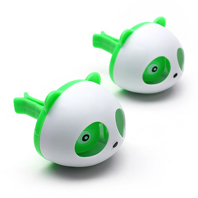 2gab Cute Panda Car Styling Gaisa atsvaidzinātājs Smaržas ambientador para auto Gaisa ventilācijas atveru dekorēšanai Automašīnu smaržas aromāti Aksesuāri
