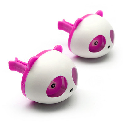 2gab Cute Panda Car Styling Gaisa atsvaidzinātājs Smaržas ambientador para auto Gaisa ventilācijas atveru dekorēšanai Automašīnu smaržas aromāti Aksesuāri