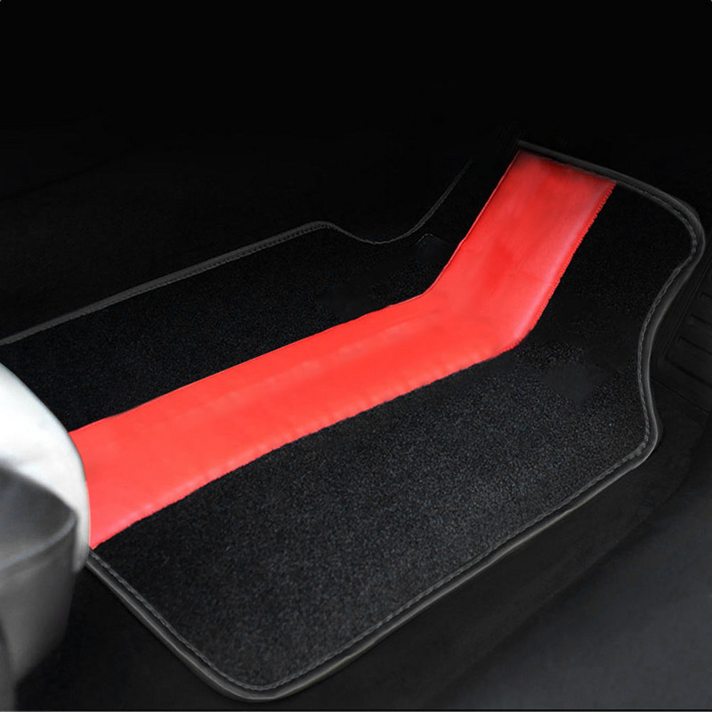 4PCS/Set Univerzalne prednje i stražnje automobilske patosnice Auto tepih Stiliziranje tepiha Unutarnji dijelovi Dodatna oprema