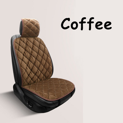 Navlaka za autosjedalicu Prednja straga Jastuk od neklizajuće tkanine Neklizajući Automatski dodaci Univerzalna podloga za zaštitu za sjedalo Topla zima 1PC/2PC