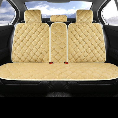 Navlaka za autosjedalicu Prednja straga Jastuk od neklizajuće tkanine Neklizajući Automatski dodaci Univerzalna podloga za zaštitu za sjedalo Topla zima 1PC/2PC