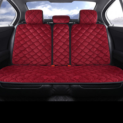 Navlaka za autosjedalicu Prednja straga Jastuk od neklizajuće tkanine Neklizajući Automatski dodaci Univerzalna podloga za zaštitu za sjedalo Topla zima 1PC/2PC