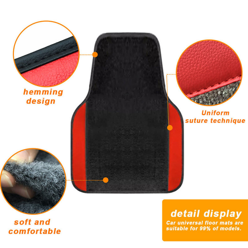 5 sjedala Univerzalne automobilske patosnice za SKODA SCALA kamiq Karoq Octavia Kodiaq Superb Combi Auto jastučići za noge Dodaci za unutrašnjost