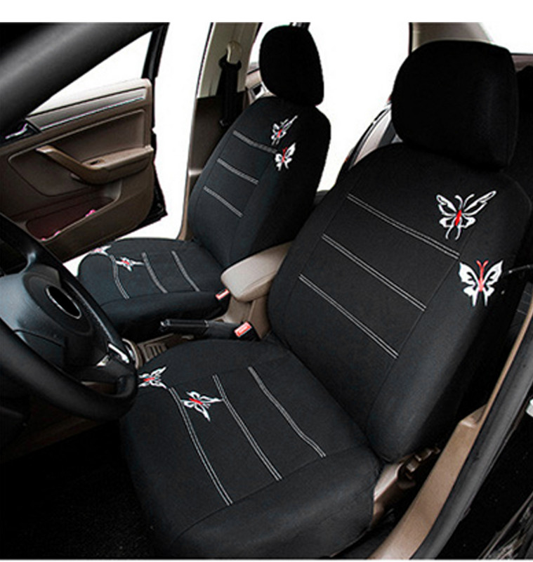 Univerzális teljes készlet ülésszőnyegek Protector Styling Autóbelső Kiegészítők Autóipari Butterfly Autóülés Huzat Autó Párna Szerszám