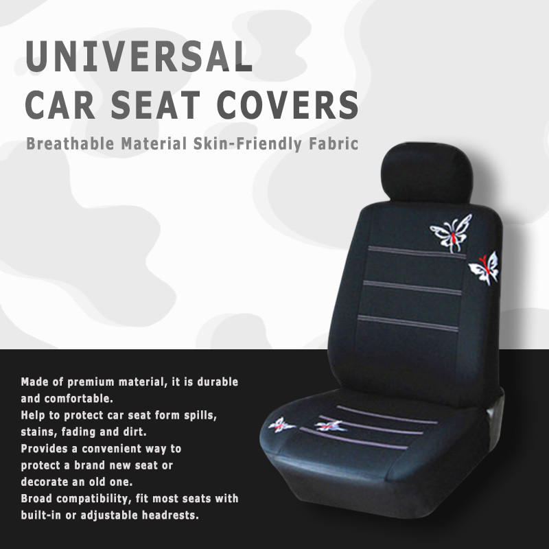 Univerzális teljes készlet ülésszőnyegek Protector Styling Autóbelső Kiegészítők Autóipari Butterfly Autóülés Huzat Autó Párna Szerszám