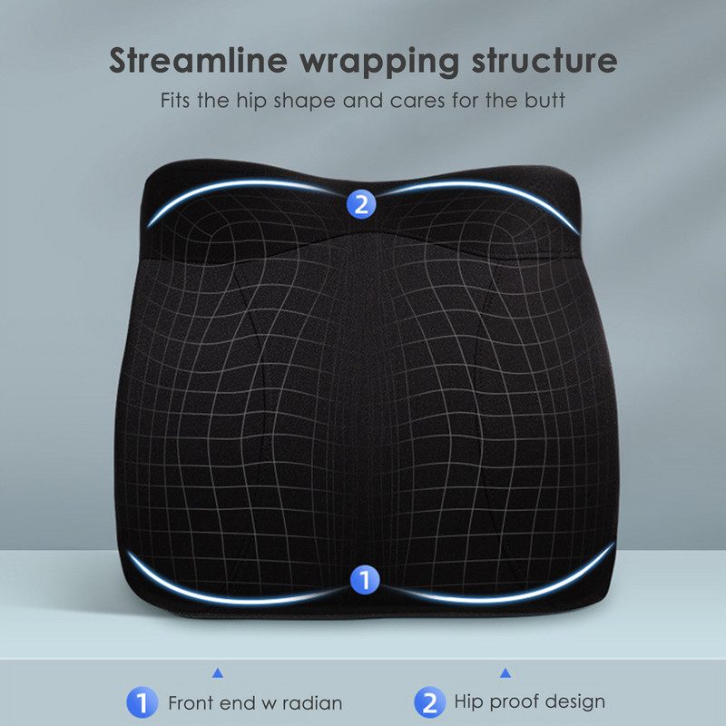 Automobilio sėdynės paaukštinimo pagalvėlė vairuotojo klubų skausmui Padidėjusi atminties putų aukščio sėdynės apsauga Plaunamas užvalkalas žemo ūgio žmonėms Kilimėliai