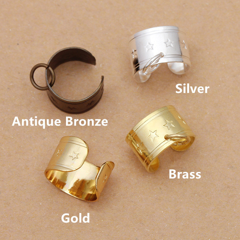 20 KOM 10*7mm Unisex punk manžeta za uši omotana naušnice nakit klip na naušnice hrskavica klip naušnica diy pribor za nakit