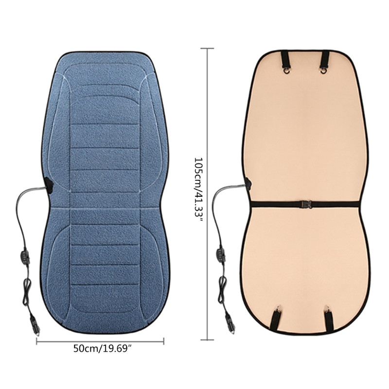 Grijana navlaka za autosjedalicu 12V Univerzalni grijač za autosjedalicu Brzi jastučić za grijanje Deblji auto Grijani jastuk za sjedalo Topla zaštita za sjedalo