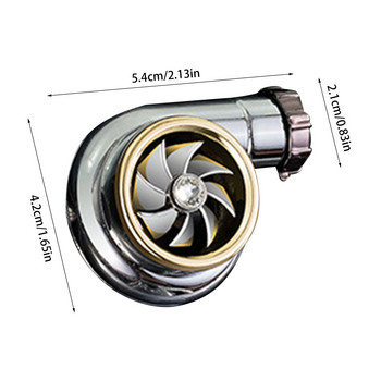 Универсален автомобилен парфюм ABS освежител за въздух Щипка Форма на турбина Климатик Ароматерапия Автоматичен изходен вентилационен отвор Аксесоари