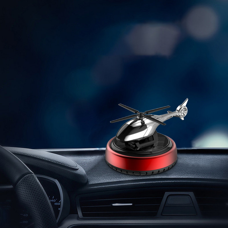 Helikopter, zrakoplovni osvježivač zraka, solarna energija, rotirajući helikopter, automatska aromaterapija, izdržljiv difuzor mirisa od legure za dom