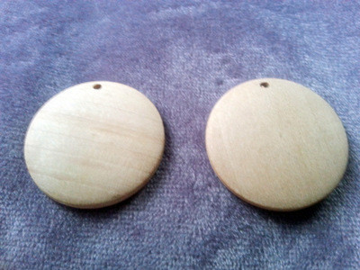 100 KOM 12/15/20/25/30/35/40 mm modni okrugli drveni privjesak šarm za naušnice ogrlica dodaci DIY izrada nakita