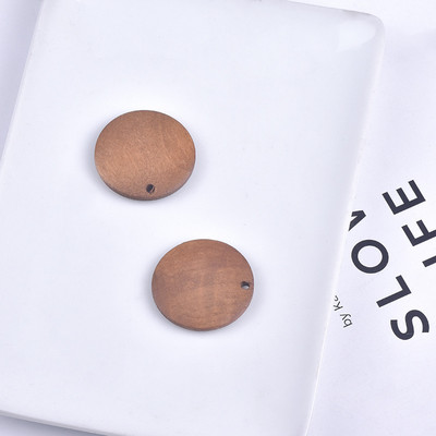 100 KOM 12/15/20/25/30/35/40 mm modni okrugli drveni privjesak šarm za naušnice ogrlica dodaci DIY izrada nakita