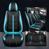 Univerzalne presvlake za autosjedalice New Napa kožne peterosjedne jastuci za automobile Zaštitne navlake Četiri godišnja doba Jastuk za prednje/stražnje autosjedalice