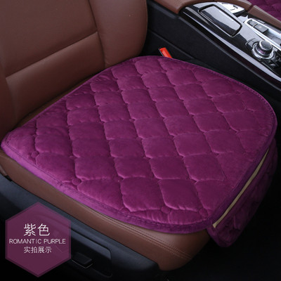 Univerzalna zimska plišana navlaka za autosjedalicu bez naslona Nevezana protiv klizanja Automatski topli jastuk za sjedalo Štitnik za autosjedalicu za automobil SUV