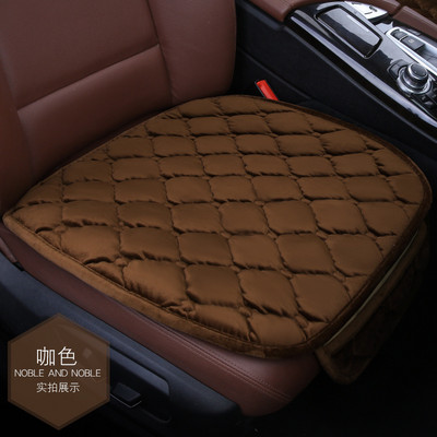 Univerzalna zimska plišana navlaka za autosjedalicu bez naslona Nevezana protiv klizanja Automatski topli jastuk za sjedalo Štitnik za autosjedalicu za automobil SUV