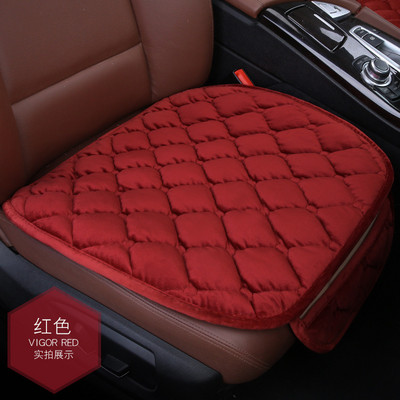 Univerzalna zimska plišana navlaka za autosjedalicu bez naslona Nevezana protiv klizanja Automatski topli jastuk za sjedalo Štitnik za autosjedalicu za automobil SUV