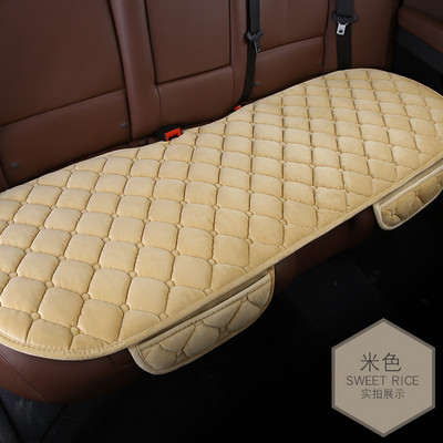 Univerzalna zimska plišana navlaka za autosjedalicu bez naslona Nevezana protiv klizanja Automatski topli jastuk za sjedalo Štitnik za autosjedalicu za automobil SUV