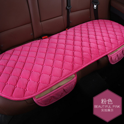Univerzalna zimska plišana navlaka za autosjedalicu bez naslona Nevezana protiv klizanja Automatski topli jastuk za sjedalo Štitnik za autosjedalicu za automobil SUV