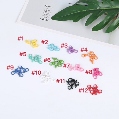 50 kom/lot Šarene metalne kopče od jastoga Kuke DIY narukvice Ogrlice Privjesci za izradu nakita Pribor Potrepštine