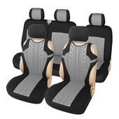 Presvlake za sjedala automobila s 2+1 sjedalom Štitnici za kombije od teške tkanine Odgovara transporteru za gazelle, za Citroen jumper, za peugeot expert