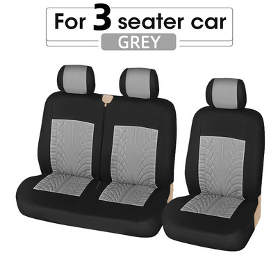 Presvlake za sjedala automobila s 2+1 sjedalom Štitnici za kombije od teške tkanine Odgovara transporteru za gazelle, za Citroen jumper, za peugeot expert