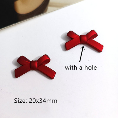 Modna mašna od 30 kom crvenih latica, kapa od perli od akrilnog cvijeća DIY dodaci za izradu nakita