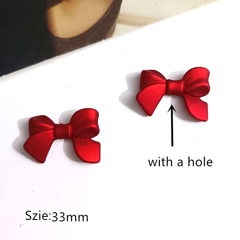 Modna mašna od 30 kom crvenih latica, kapa od perli od akrilnog cvijeća DIY dodaci za izradu nakita