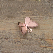 100 ΤΕΜ. 11mmx13mm Μεταλλικό Χάλκινο Γούρια πεταλούδας Φιλιγκράν Περιτυλίγματα Κρεμαστό DIY Διακόσμηση για κατασκευή κοσμημάτων