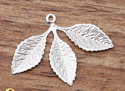JXMYLAI 50 KOM 31*23 mm metalni bakreni filigranski privjesci s listovima, privjesak DIY ručno izrađeni dodaci za izradu nakita