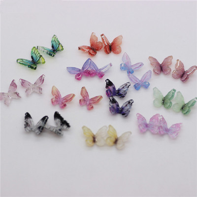 20 KOM Smolasti dodaci za leptire DIY nalazi za nakit Web manikura slavnih 3D mali leptir