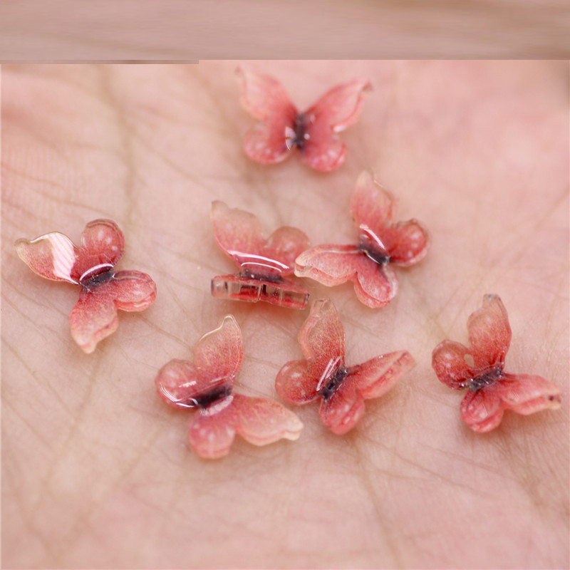 20 KOM Smolasti dodaci za leptire DIY nalazi za nakit Web manikura slavnih 3D mali leptir