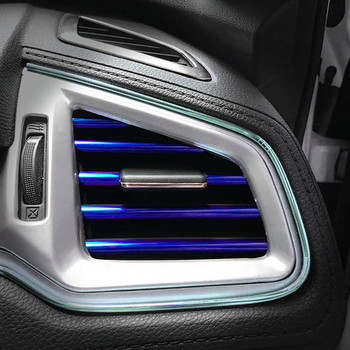 10 бр. 20 см универсален изход за автомобилен климатик Декоративни U-образни формовъчни декоративни ленти Декор Аксесоари за стайлинг на автомобили