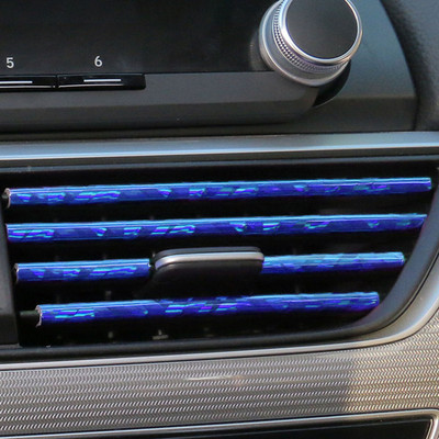 10 tk 20 cm Universaalne auto konditsioneeri väljalaskeava Dekoratiivne U-kujuline vormimisliistud Decor autode kujundamise tarvikud