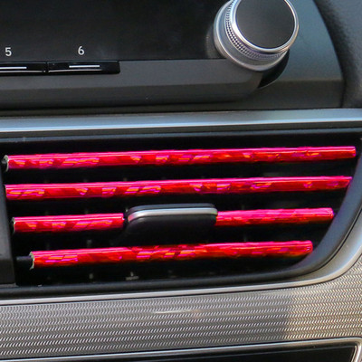 10 buc. 20 cm priză universală pentru aer condiționat auto decorative în formă de U benzi decorative pentru decorare accesorii pentru stilul mașinii