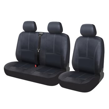 Висококачествени калъфи за седалки PU кожени калъфи за седалки Интериор на автомобила Подходящи двойни предни седалки и 2+1 задна седалка за Mitsubishi