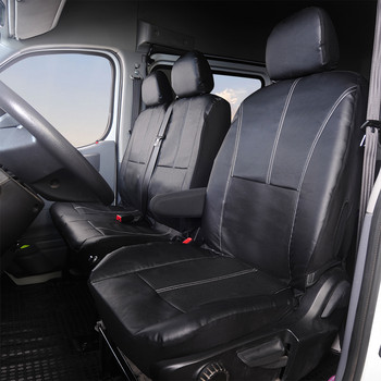 Висококачествени калъфи за седалки PU кожени калъфи за седалки Интериор на автомобила Подходящи двойни предни седалки и 2+1 задна седалка за Mitsubishi