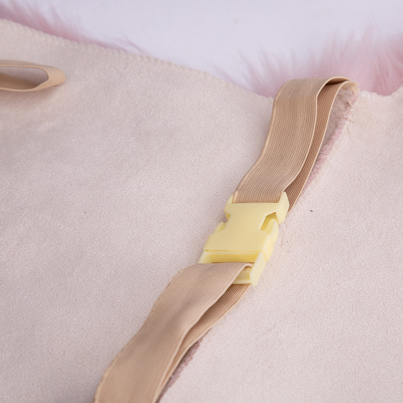 KAWOSEN 2 kom/komplet Dugačka navlaka za sjedalo od umjetnog krzna, univerzalne navlake za autosjedalice od umjetnog pliša, slatki plišani jastuk za sjedalo u 9 boja LFFS02