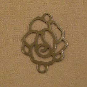 100 KOM 14*17 mm metalni bakreni lim cvijeće filigranski omoti konektori privjesci privjesci DIY nalazi za izradu nakita