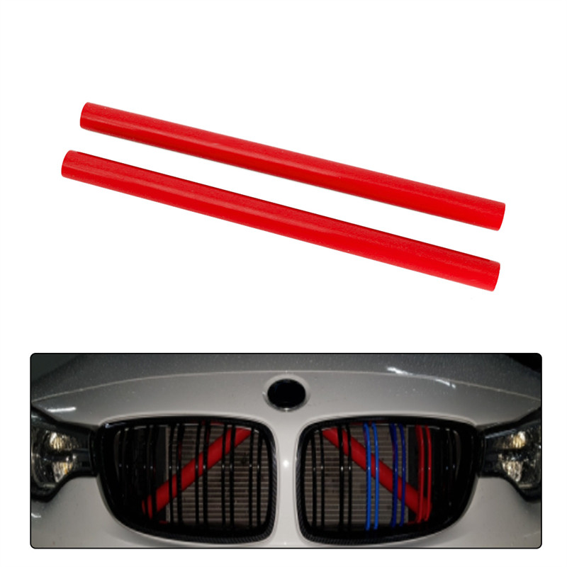 2 bucăți benzi de ornamente pentru grila frontală pentru BMW F10 F11 F02 F30 F32 Seria 3 4 5 Car Sport Styling Decorație Cadru de acoperire F20 F21 F22 F23