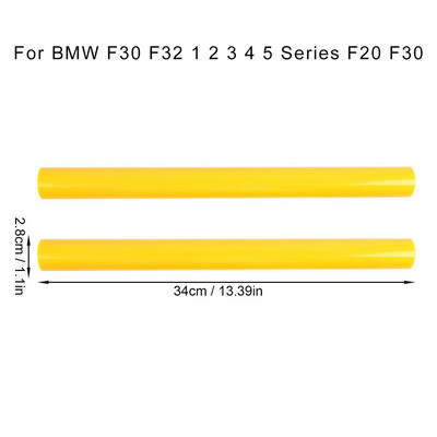 2 tk esivõre trimmiribasid BMW E60 F10 f11 F02 F30 F32 3 4 5 7-seeria sportliku stiili riba katteraami auto kaunistuste pulgale