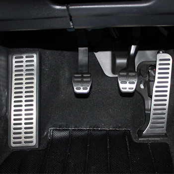 Κάλυμμα πεντάλ πεντάλ αυτοκινήτου από ανοξείδωτο χάλυβα για Volkswagen Vw Golf 5 6 Jetta MK5 MK6 Scirocco CC Passat B6 B7 TIGUAN Toureg Octavia