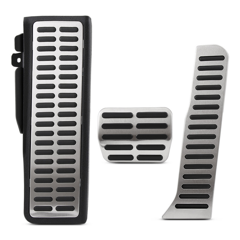 Nerūdijančio plieno automobilio pedalų dangtelis, skirtas Volkswagen Vw Golf 5 6 Jetta MK5 MK6 Scirocco CC Passat B6 B7 TIGUAN Toureg Octavia