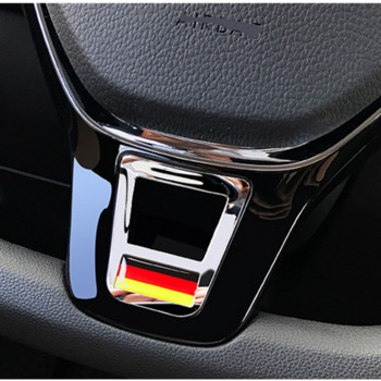 Αυτοκόλλητα καλύμματα τιμονιού Styling Αυτοκόλλητα Αξεσουάρ για Volkswagen GOLF 7 GTi MK7 POLO 2014 2015 Passat B7 2015 B8 MK6 Jetta