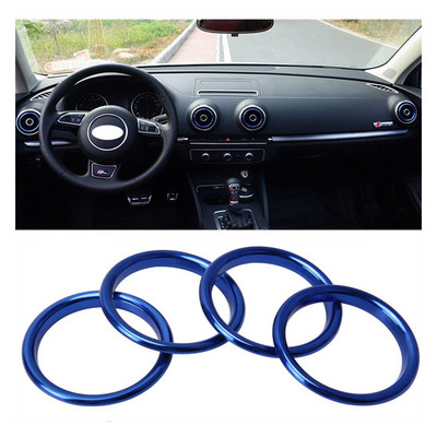 Presvlaka unutarnjeg prstena središnje konzole za zrak automobila Poklopac unutrašnjeg prstena za Audi A3 8V S3 2014-2019 Sportback Sedan Dodaci za unutrašnjost automobila